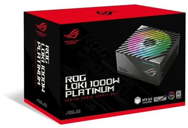 Ausinės ASUS ROG LOKI SFX-L 1000W platininis maitinimo blokas