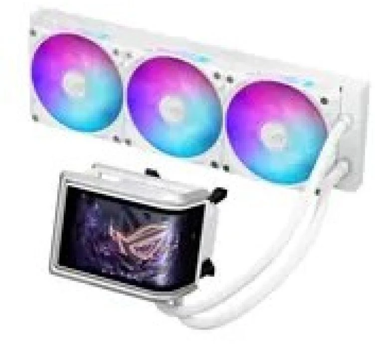 Asus ROG RYUO IV 360 ARGB Wht - viskas viename vandens aušinimas, 12 cm (baltas)