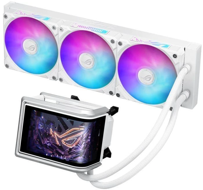 Asus ROG RYUO IV 360 ARGB Wht - viskas viename vandens aušinimas, 12 cm (baltas)