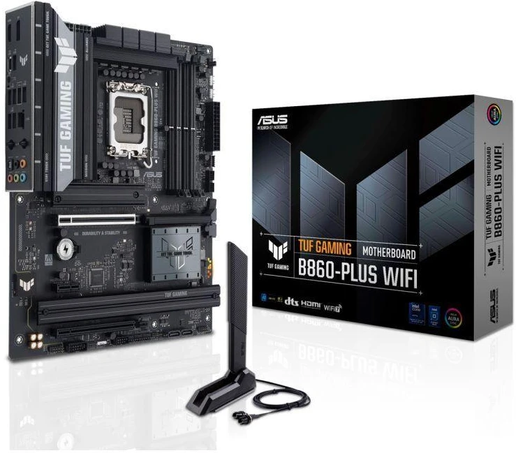 ASUS TUF GAMING B860-PLUS WIFI Intel B860 LGA 1851 (Socket V1) ATX pagrindinė plokštė