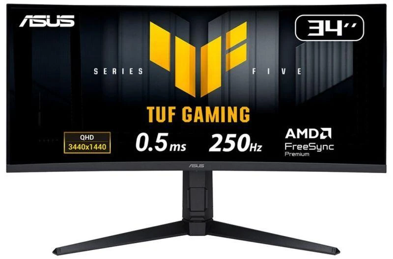 Žaidimų monitorius Asus TUF Gaming VG34WQML5A, 34" UWQHD lenktas VA, 250Hz