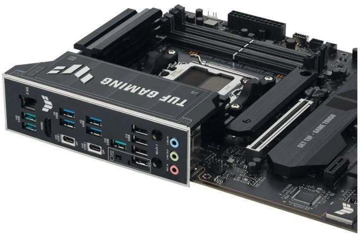 ASUS TUF GAMING X870E-PLUS WIFI7 AMD AM5 ATX pagrindinė plokštė 4xDDR5 PCIe 5.0 x16 4xM.2 1xHDMI 2xSATA