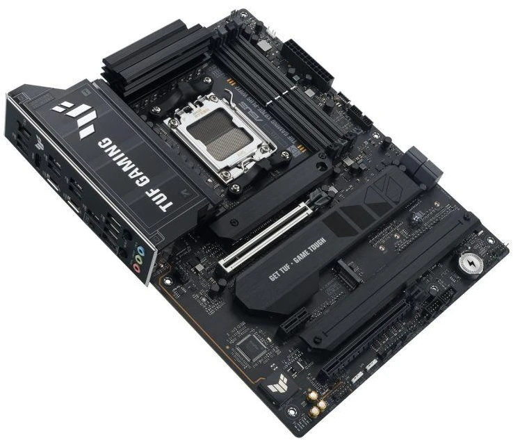 ASUS TUF GAMING X870E-PLUS WIFI7 AMD AM5 ATX pagrindinė plokštė 4xDDR5 PCIe 5.0 x16 4xM.2 1xHDMI 2xSATA