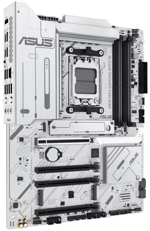 ASUS X870 MAX GAMING WIFI7 balta pagrindinė plokštė