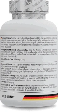 Ašvagandos kapsulės MST KSM-66® 120 kapsulių