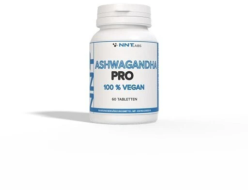 NNT Ashwagandha Pro 60 Tabletės – Streso mažinimas, geresnis miegas, energija