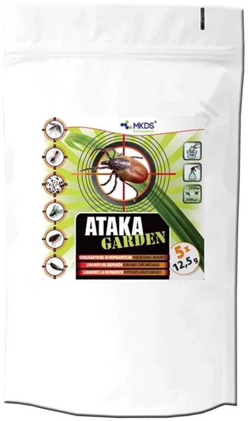 Ataka GARDEN insekticidas erkėms, uodams naikinti