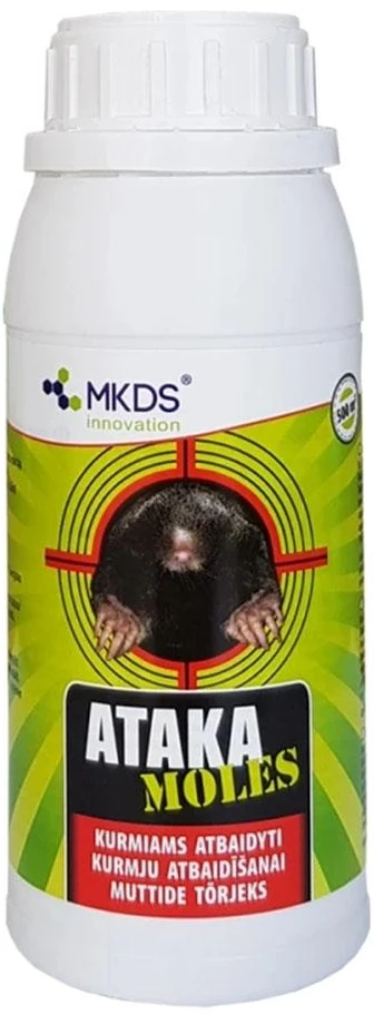 Mkds Dirvos priedai nuo kurmių ATAKA MOLES, 500 ml