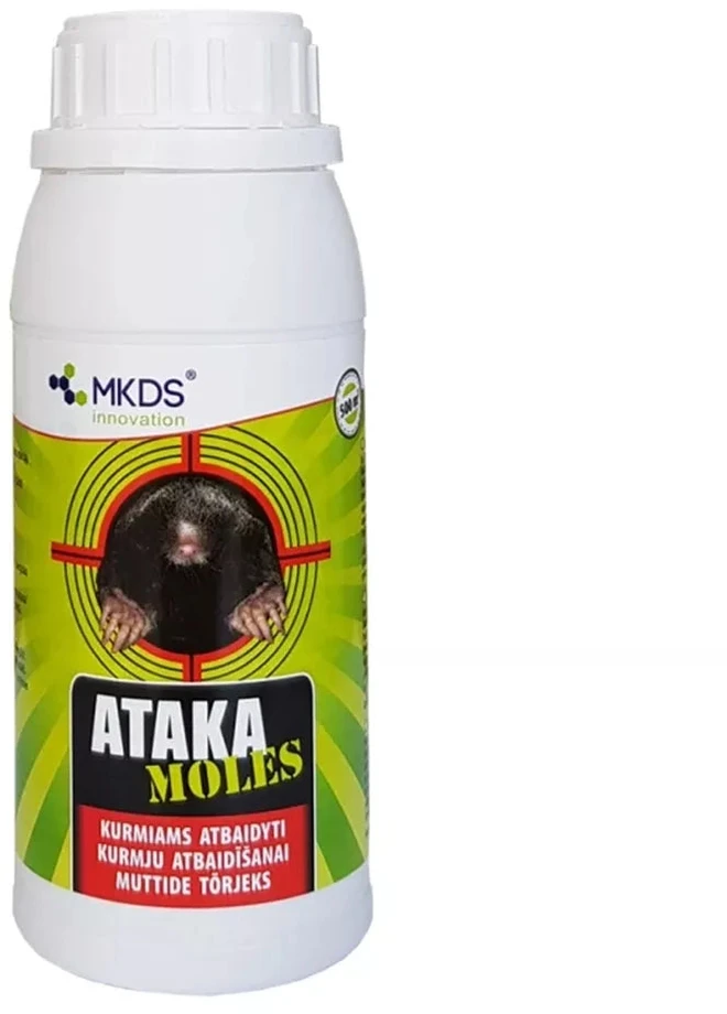Mkds Dirvos priedai nuo kurmių ATAKA MOLES, 500 ml