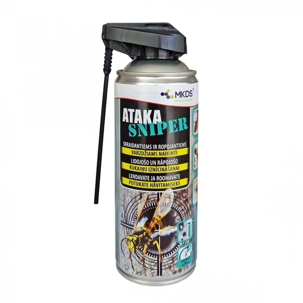Ataka SNIPER insekticidas skraidantiems ir ropojantiems vabzdžiams, 400 ml