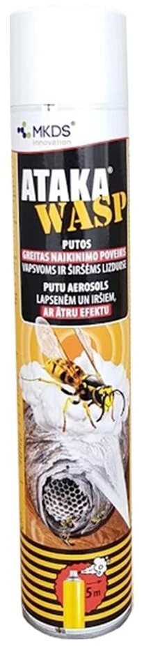 Mkds Putos širšių ir vapsvų lizdams naikinti ATAKA WASP, 750 ml