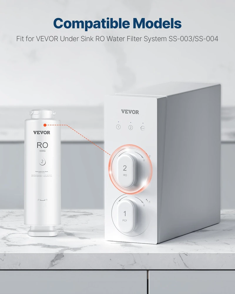 VEVOR Atvirkštinio osmoso sistemos filtras SS-004