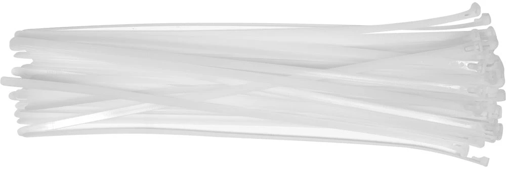 Yato ATLAISVINAMI KABELIŲ SURIŠIMO DIRŽELIAI | 7,6 × 400 MM | 50 VNT. | BALTI (YT-70667)