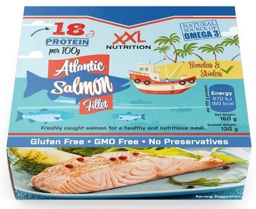 XXL Nutrition Lašišos filė 160g