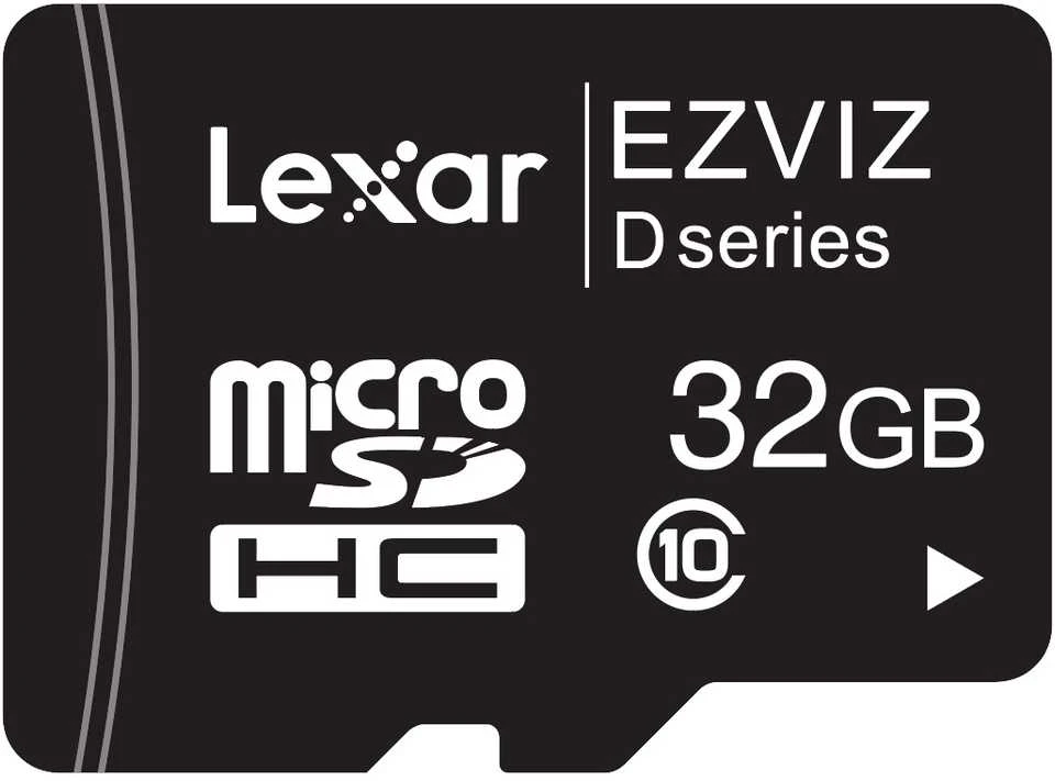 Atminties kortelė telefonui Ezviz 32GB UHS-I 10 klasės išmanioji Micro SD kortelė, tobulai tinkanti Full HD vaizdo įrašams r90mbps/w20Mbps