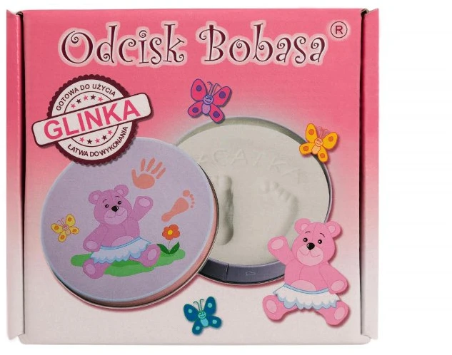 Odcisk Bobasa Kūdikio įspaudas ant rankenos, suvenyras + molis ZA4025 RO
