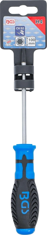 Grąžtas BGS ATSUKTUVAS | VIDINIS ŠEŠIAKAMPIS 4 MM | GELEŽTĖS ILGIS 100 MM (8629-5)