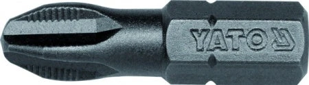 Yato ATSUKTUVŲ ANTGALIAI | 6,3 MM (1/4"), 25 MM, PH3, S2, 50 VNT. (YT-7809)