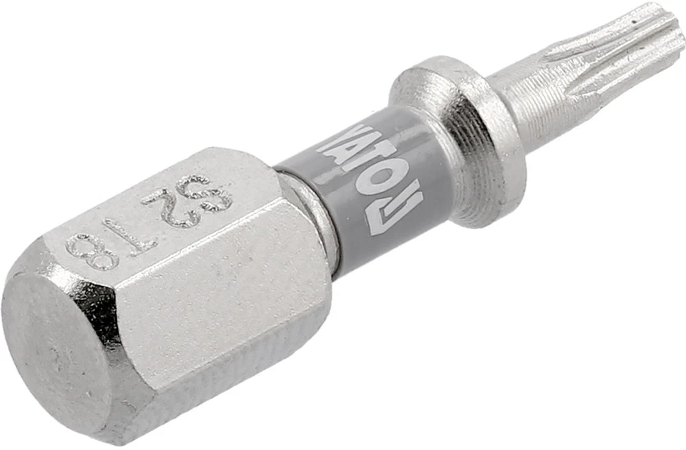 Yato ATSUKTUVŲ ANTGALIAI | 6,3 MM (1/4") | S2 NI | T-STAR T8 | 25 MM | 2 VNT. (YT-78010)