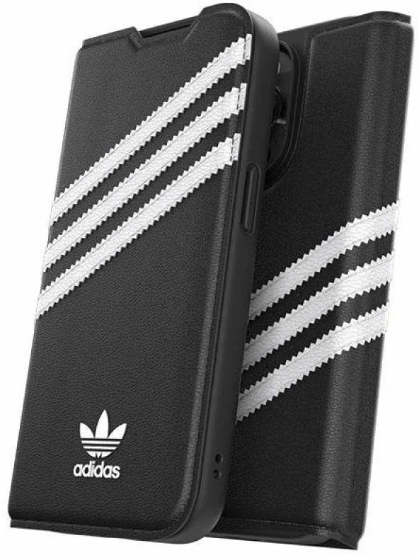 Apple iPhone 14 Pro Adidas OR Booklet dėklas PU (50196) juodos spalvos