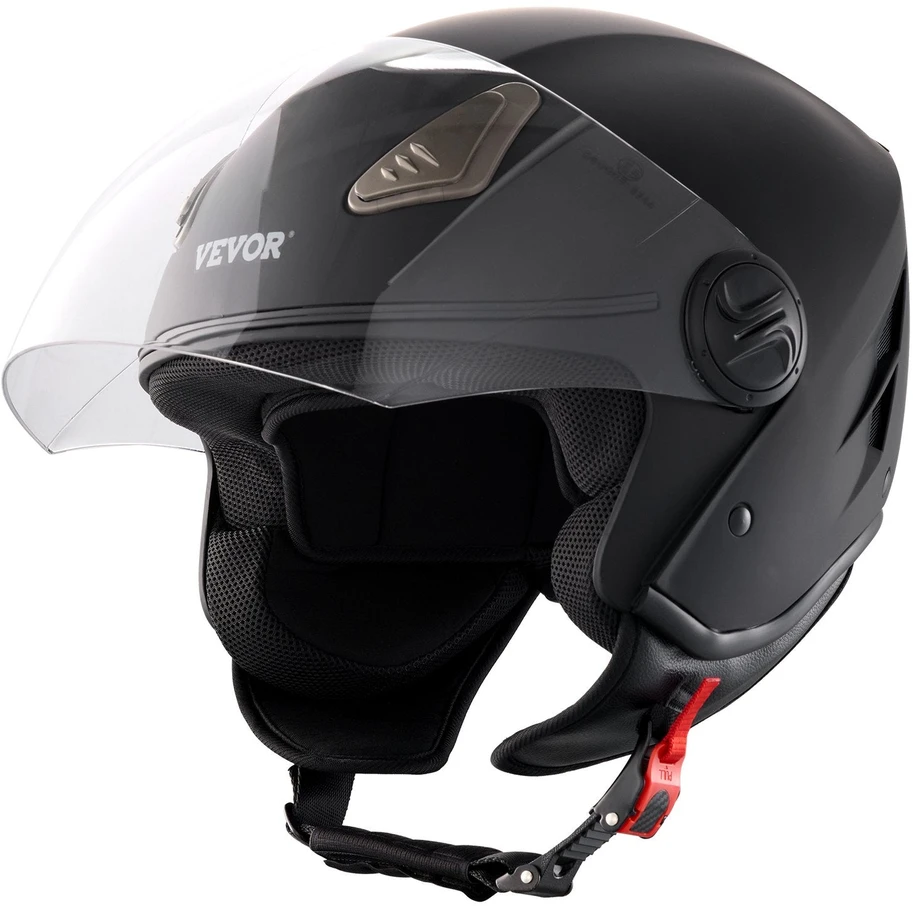 VEVOR 3/4 motociklininko šalmas su bluetooth
