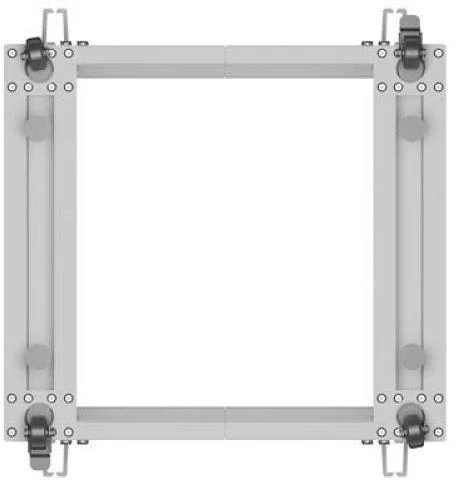 LANBERG OPEN RACK 19" 12U 600X600-1100 ADJUSTABLE Pilkas
