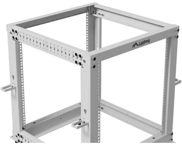 LANBERG OPEN RACK 19" 12U 600X600-1100 ADJUSTABLE Pilkas