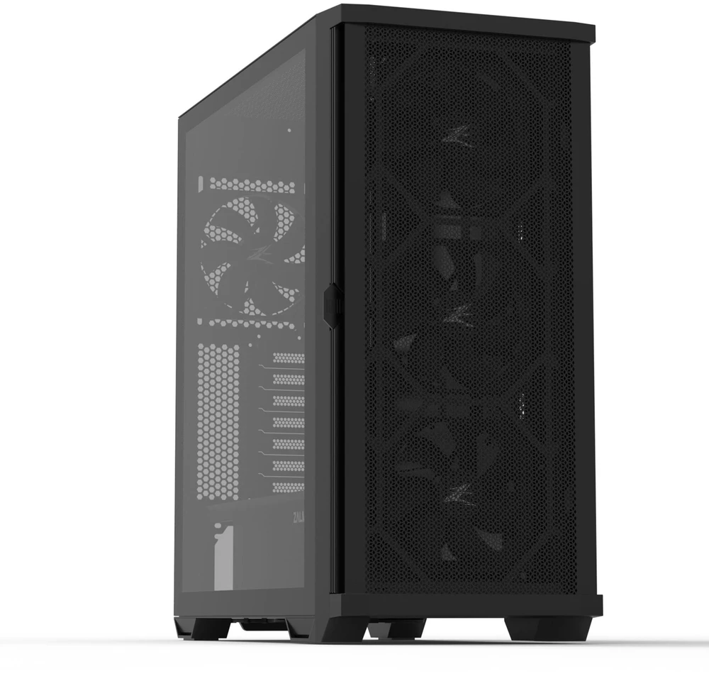 ATX formato kompiuterio korpusas su 4 ventiliatoriais Zalman Z10, juodas