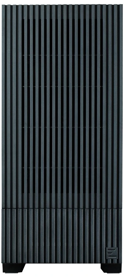 ATX kompiuterio korpusas su 15,6 colio ekranu Zalman Z10 DS, 1 × 120 mm ARGB ventiliatorius, juodas