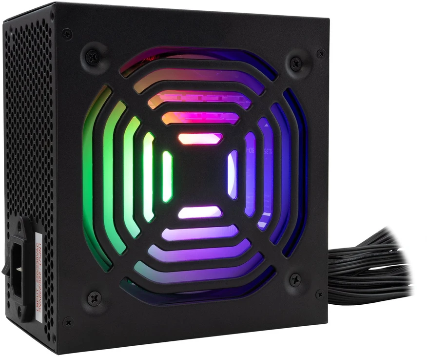 White shark ATX maitinimo blokas su RGB apšvietimu Baltas Shark CAPTAIN 3, 500 W, juodas