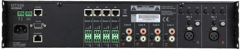 AUDAC MTX48 4 zonų garso matrica