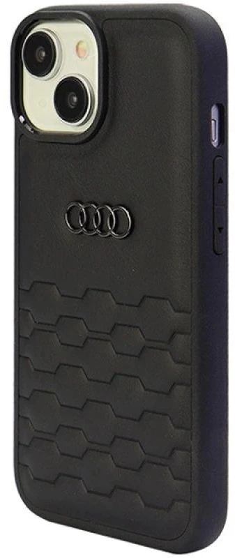 Audi dėklas, skirtas iPhone 15 Plus 6,7 juodas GT Synthetic odinis