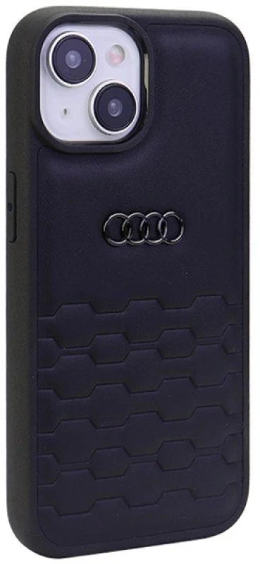 Audi dėklas, skirtas iPhone 15 Plus 6,7 juodas GT Synthetic odinis