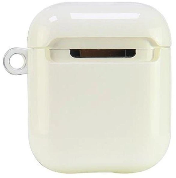 Audi IML Geometric Pattern AirPods 1/2 dėklas baltos spalvos AU-IMLAP-A6/D3-WE