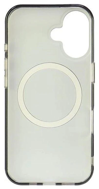 Audi IML Stitching Pattern MagSafe Apple iPhone 16 6.1″ juodos spalvos kietas dėklas AU-IMLMIP16-Q5/D3-BK
