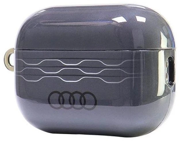 Audi IML Geometric Pattern AirPods Pro 2 dėklas pilkos spalvos AU-IMLAPP2-A6/D3-GY