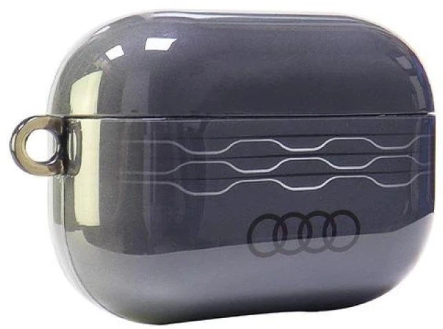 Audi IML Geometric Pattern AirPods Pro 2 dėklas pilkos spalvos AU-IMLAPP2-A6/D3-GY