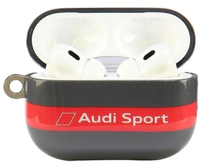 Audi IML Sport AirPods Pro 2 dėklas pilkos spalvos AUS-IMLAPP2-RSQ/D4-GY