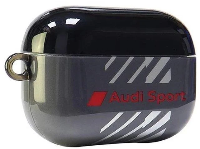 Audi IML Sport AirPods Pro 2 dėklas juodos spalvos AUS-IMLAPP2-RSQ/D1-BK