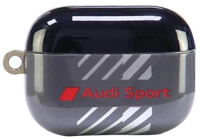 Audi IML Sport AirPods Pro 2 dėklas juodos spalvos AUS-IMLAPP2-RSQ/D1-BK