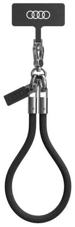 Audi virvelė telefonui 28cm 8mm juodos spalvos AU-HSL8-R8/D1-BK