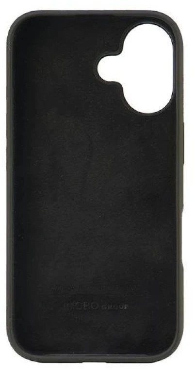 Audi Silicone Dėklas Apple iPhone 16 6.1″ juodos spalvos kietas dėklas AU-LSRIP16-Q3/D1-BK