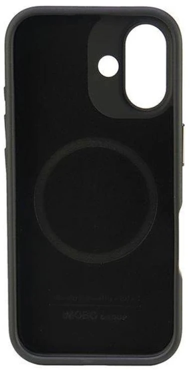 Audi Synthetic Leather MagSafe Apple iPhone 16 Plus 6.7″ juodos spalvos kietas dėklas AU-TPUPCMIP16M-GT/D3-BK