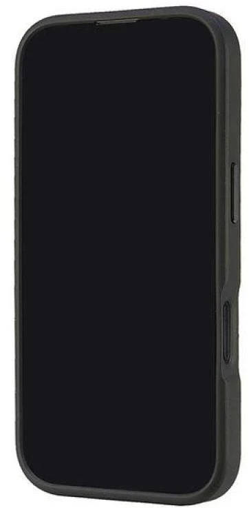 Audi Synthetic Leather MagSafe Apple iPhone 16 Pro 6.3″ juodos spalvos kietas dėklas AU-TPUPCMIP16P-GT/D3-BK
