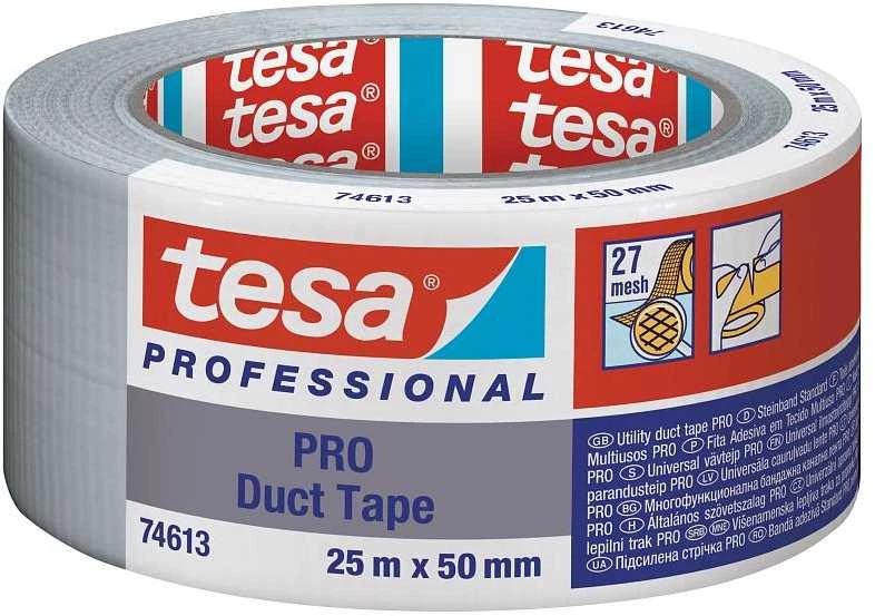 Audinio juosta TESA STANDART (pilka) 25m x 50mm 74613-00003-15