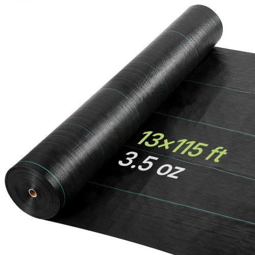 VEVOR Sodo geotekstilė nuo piktžolių 4x35.1m juoda