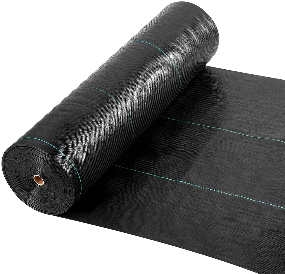 VEVOR Piktžolių barjeras 1.8x76.2m 141.7g juodas