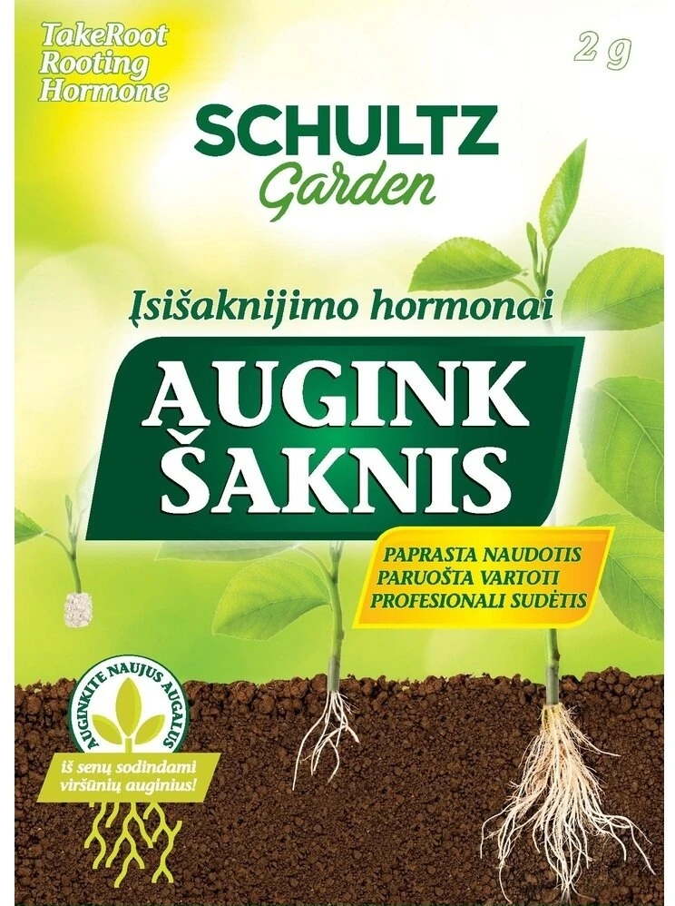 Įsišaknijimo hormonai SCHULTZ, 2 g