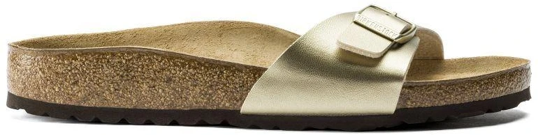Auksinės Birkenstock Madrid Birko-Flor moteriškos basutės (1016106)