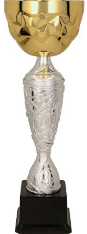Auksinės ir sidabrinės spalvos metalinė taurė 4186D